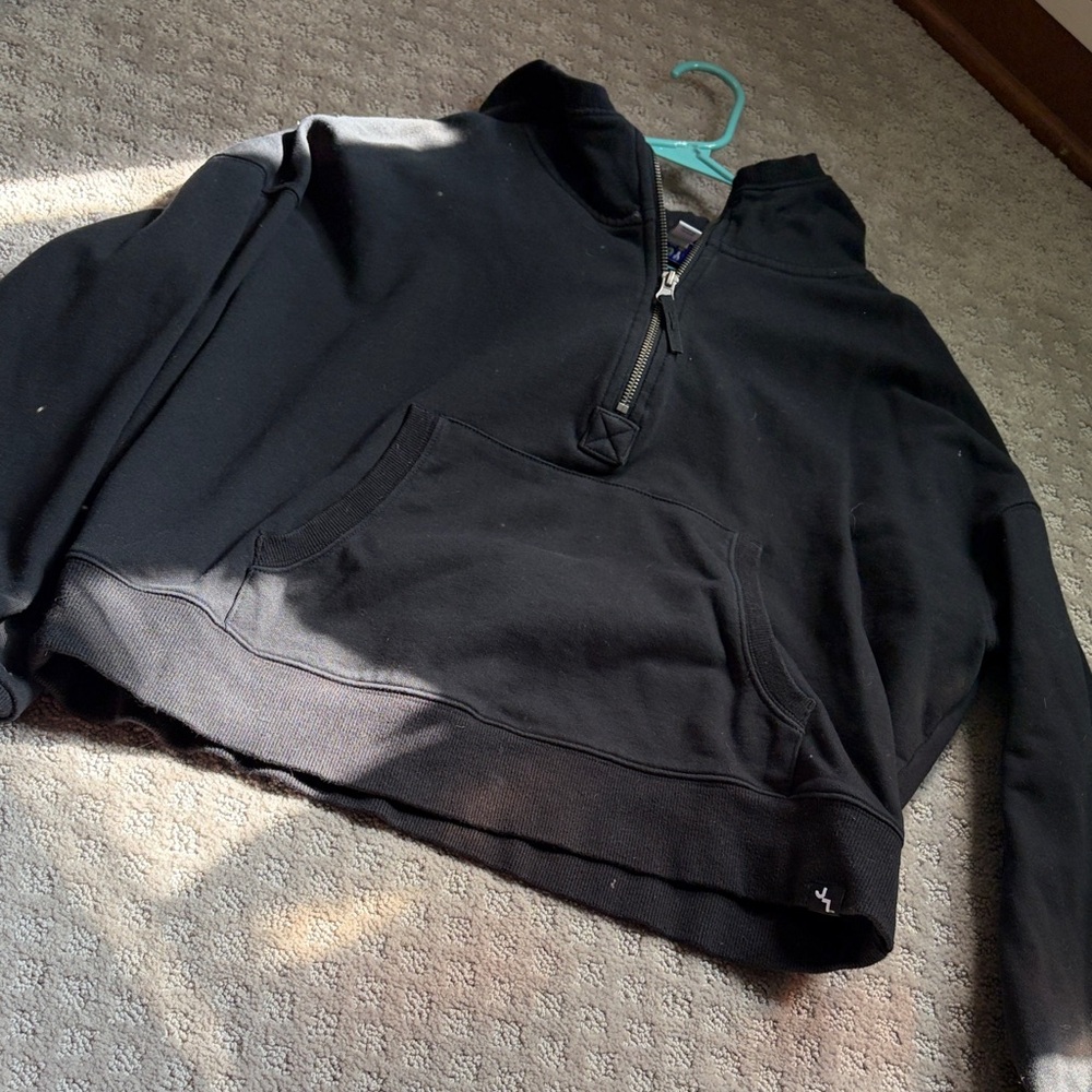 JoyLab Womens Black Zip-Up Sweater